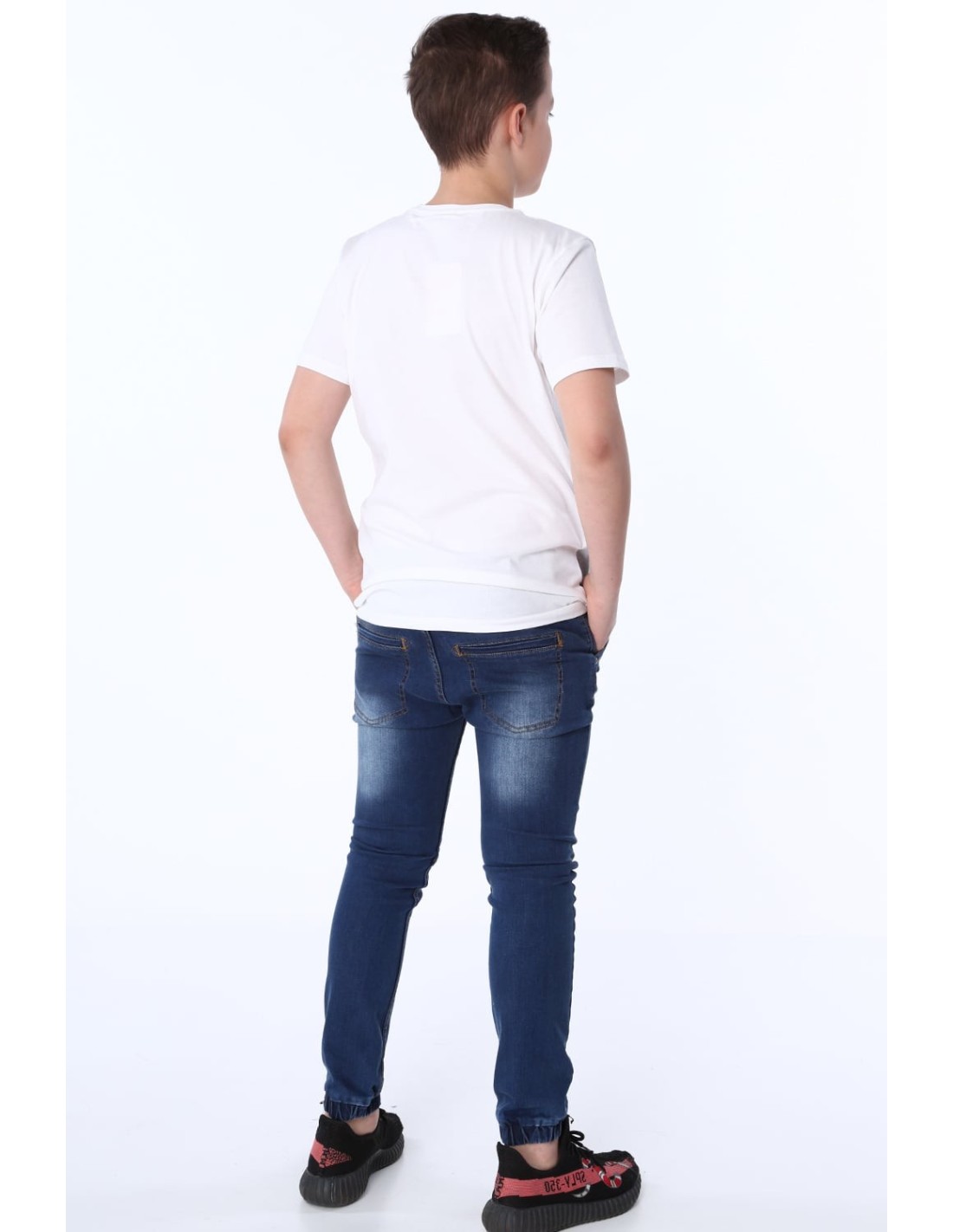 Jungenjeans mit Abrieb NDZ215 – Online-Shop – Boutique